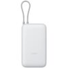 Powerbank 20000mAh Xiaomi Power Bank Integrated Cable/ 22.5W/ Blanco/ Incluye Cable USB Tipo-C
