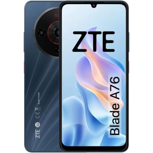 art_zte-sp20bld20a76205g206-12820bk_1 Smartphone ZTE Blade A76 6GB/ 128GB/ 6.75"/ 5G/ Negro